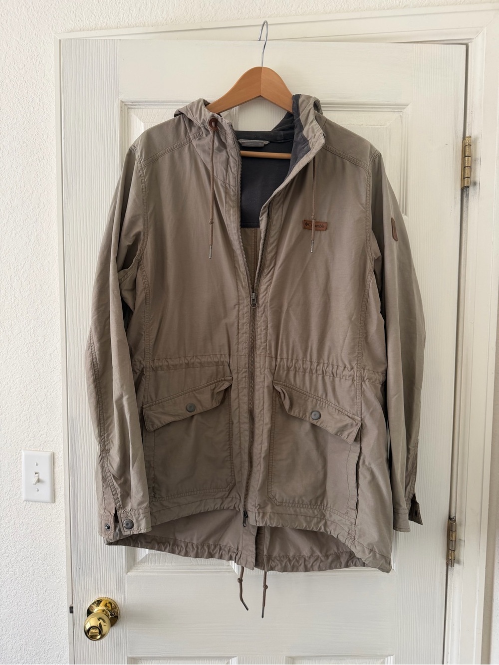 Columbia Hooded Utility Jacket with Drawstring Waist
